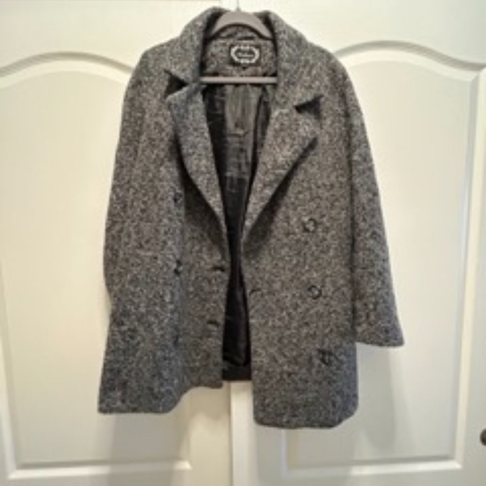 Oversized Coat Gray Large